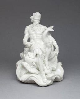 Figure of a River God (Fleuve), 1747/50, Vincennes Porcelain Manufactory, French, founded 1740