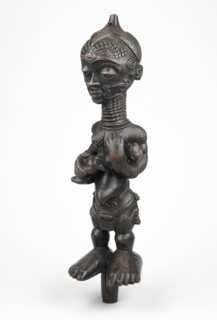 Mother-and-Child Figure (Bwanga bwa Chibola), Mid–/late 19th century, Luluwa, Democratic Republic