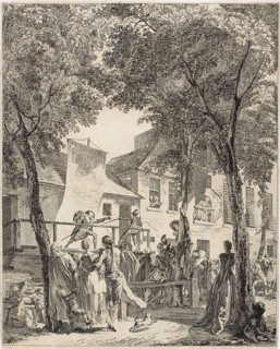 The Parade on the Boulevard, 1760, Antoine-Jean Duclos (French, 1742-1795), after Gabriel Jacques