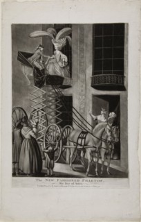 The New Fashion Phaeton, February 22, 1776, Attributed to Philip Dawe, English, 1750-1785, England,