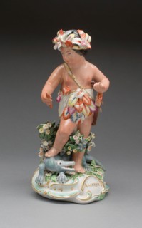 Allegorical Figure of America, 1770/80, Derby Porcelain Manufactory, England, 1750-1848, Derby,