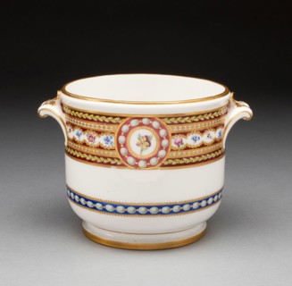 Wineglass Cooler, 1789, Sèvres Porcelain Manufactory, French, founded 1740, Painted by Jacques