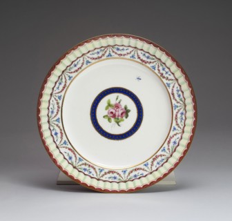 Plate, 1792, Sèvres Porcelain Manufactory, French, founded 1740, Painted by Jean-Baptiste Tandart