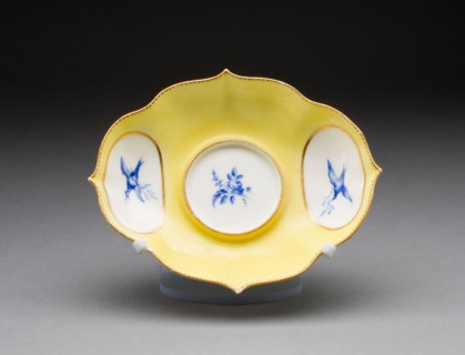 Stand for a Mustard Pot, 1751/52, Vincennes Porcelain Manufactory, French, founded 1740 (known as