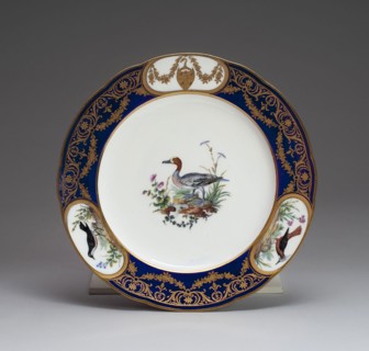 Plate, 1792, Sèvres Porcelain Manufactory, French, founded 1740, Painted by Etienne Evans (French,