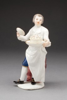 Figure of a Cook, 1740/55, Meissen Porcelain Manufactory, German, founded 1710, Meissen, Hard-paste
