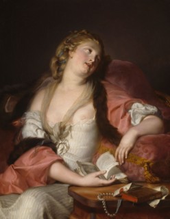 Lady Reading the Letters of Heloise and Abelard, c. 1780, Auguste Bernard d’Agesci, French,