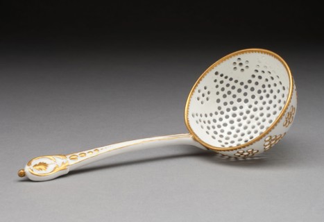 Sugar Sifter Spoon, 1750/65, Sèvres Porcelain Manufactory, French, founded 1740, Sèvres, Soft-paste