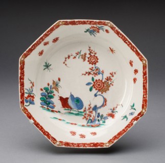 Soup Plate, c. 1755, Bow Porcelain Factory, London, England, 1744-1775, Bow, Soft-paste porcelain,