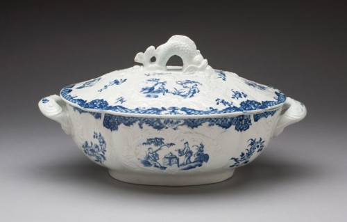 Tureen, c. 1755, Worcester Porcelain Factory, Worcester, England, founded 1751, Worcester,
