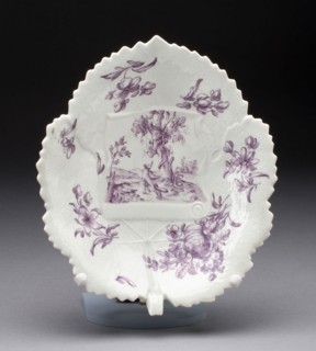 Dish, c. 1760, Worcester Porcelain Factory, Worcester, England, founded 1751, Worcester, Soft-paste