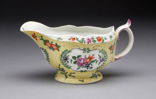 Sauceboat, c. 1765, Worcester Porcelain Factory, Worcester, England, founded 1751, Worcester,
