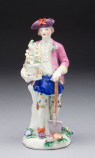 Gardener, 1760/70, Worcester Porcelain Factory, Worcester, England, founded 1751, Worcester,