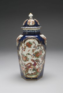 Vase with Cover (one of a pair), c. 1770, Worcester Porcelain Factory, Worcester, England, founded