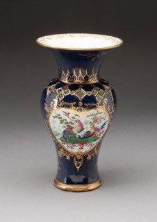 Vase (part of a pair), c. 1770, Worcester Porcelain Factory, Worcester, England, founded 1751,