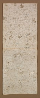 Unfinished Panel, 1500/25, Switzerland, Linen, plain weave, underdrawing in graphite, embroidered