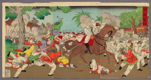 Telegram from Korea (Chosen denpo), 1894, Unknown Artist, Japanese, active 1890s, Japan, Color