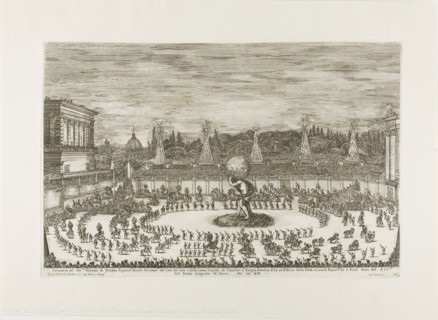 Equestrian Ballet in the Amphitheater of the Boboli Gardens, 1661, Stefano della Bella, Italian,