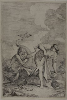 Glaucus and Scylla, 1661, Salvator Rosa, Italian, 1615-1673, Italy, Etching and drypoint on ivory