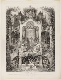 Cinderella, 1848, Eugen Napoleon Neureuther, German, 1806-1882, Germany, Etching on ivory wove