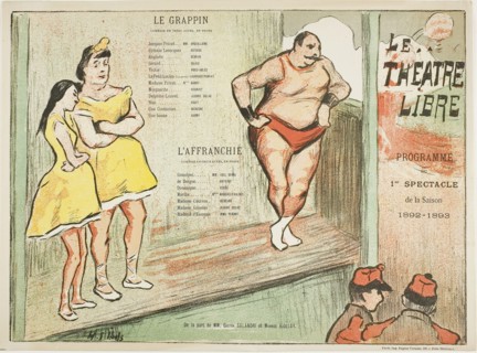 First Performance: Le Grappin, l’Affranchie, for Le Théatre Libre, 1892–93, Henri-Gabriel Ibels
