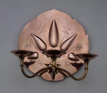 Wall Sconce, 1880/1900, Designed by William Arthur Smith Benson (English, 1854-1924), Made by W. A