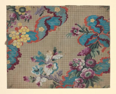 Mise-en-carte (Point-paper), 1764, Designed by L. Galy Gallien et Compe (1761–1770), France, Ink