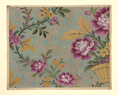 Mise-en-carte (Point-paper), 1760/90, Designed by Germain Frères, France, Lyon, France, Ink and