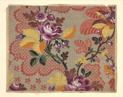 Mise-en-carte (Point-paper), 1760/90, Possibly designed by Nicolas Guerin et Ce., France, Lyon,