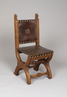 Side Chair, c. 1848, Designed by Augustus Welby Northmore Pugin, English, 1812-1852, Possibly made