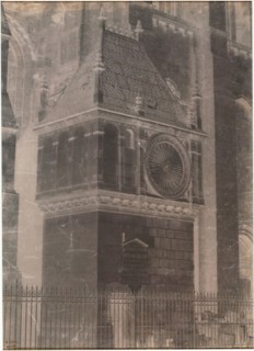 Untitled (Chartres Cathedral, Pavillon de l’horloge), 1851/52, Henri Le Secq, French, 1818–1882,