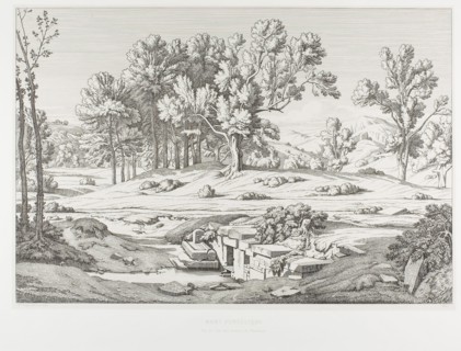 View of One of the Springs of Mount Pentéli, 1845, Théodore Caruelle d’Aligny, French, 1798-1871,