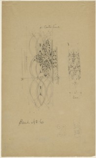 McVickers Theater, Chicago, Illinois, Sketch, c. 1883–1891, Louis H. Sullivan, American, 1856–1924,