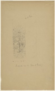 McVickers Theater, Chicago, Illinois, Sketch, c. 1883–1891, Louis H. Sullivan, American, 1856–1924,
