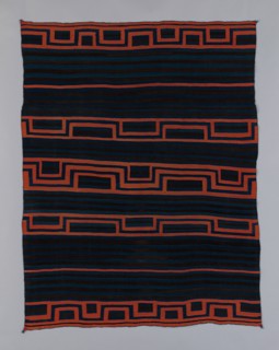 Moqui-Style Sarape, c. 1870, Navajo (Diné), Northern New Mexico or Arizona, United States, Northern