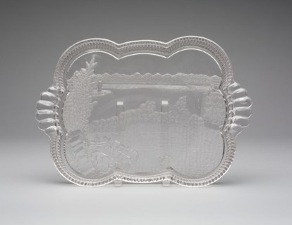 Knights of Labor platter, c. 1870/1900, American, 19th/20th century, United States, Glass, 27.9 ×