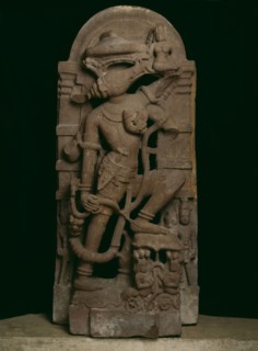 Boar Incarnation of God Vishnu (Varaha) Lifting the Earth Goddess Bhudevi, 11th century, India,