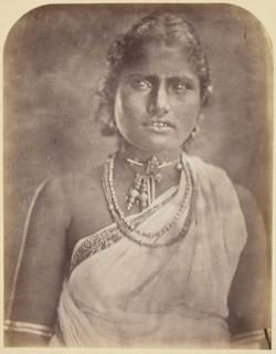Sinhalese Woman, 1875/78, Julia Margaret Cameron, English, 1815–1879, England, Albumen print, 23.4