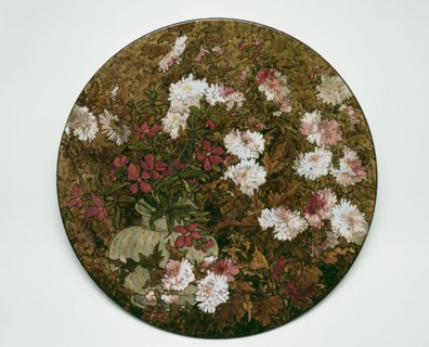 Plaque, 1879, John Bennett, American, 1840–1907, United States, Earthenware, 46.7 cm (18 3/8 in.)