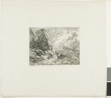 Norwegian Seacoast During a Storm, 1819, Johan Christian Clausen Dahl, Norwegian, 1788-1857,
