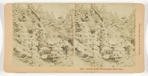 Glories of Mt. Washington, Midwinter, 1895, B. W. Kilburn, American, 1827–1909, United States,