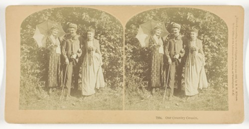 Our Country Cousin, 1882, B. W. Kilburn, American, 1827–1909, United States, Albumen silver print,