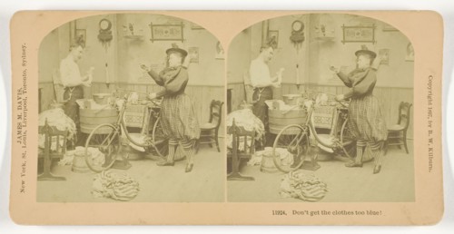 Don’t get the clothes too blue!, 1897, B. W. Kilburn, American, 1827–1909, United States, Albumen