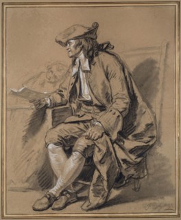 The Notary: A Study for The Marriage Contract, 1761, Jean-Baptiste Greuze, French, 1725-1805,