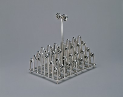 Toast Rack, c. 1880, Designed by Christopher Dresser, English, born Scotland, 1834-1904,