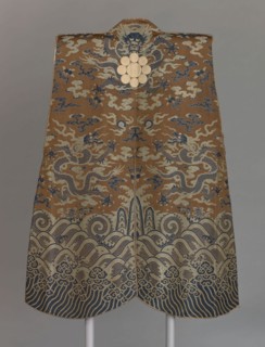 Jinbaori (Surcoat), Edo period (1615–1868), c. 1750, Japan, Silk, warp-float faced 2:1 'Z' twill