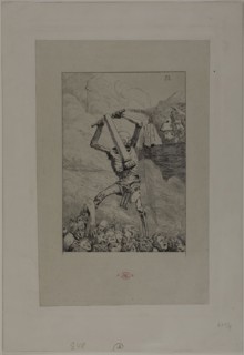 Third Future, plate six from Eve and the Future, 1880, Max Klinger, German, 1857-1920, Germany,