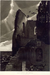 The Castle by the Sea, 1887, Max Klinger (German, 1857-1920), after Arnold  Böcklin (Swiss,