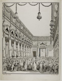 Royal Feast, 1782, Jean Michel Moreau (French, 1741-1814), partially etched and finished by Antoine
