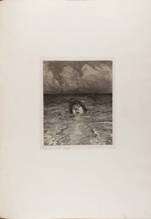 Downfall, plate twelve from A Life, 1884, Max Klinger (German, 1857-1920), printed by Otto Felsing